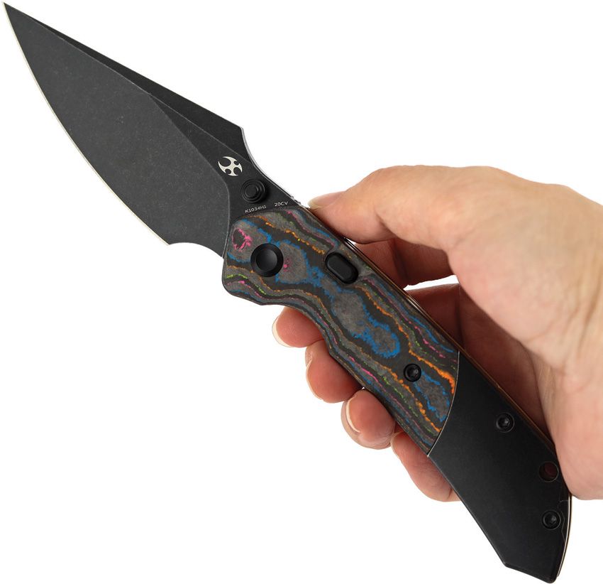 Kansept Fenrir Top Linerlock 80s Camo