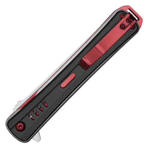 Wartech - 8.75” Black &amp; Red | Spring Assisted Pocket Knife