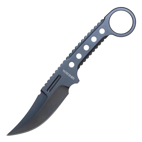 Wartech 8.25 Black Fixed Blade Knife