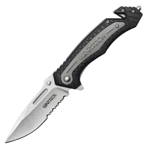 Wartech 8" Gray Pocket Knife