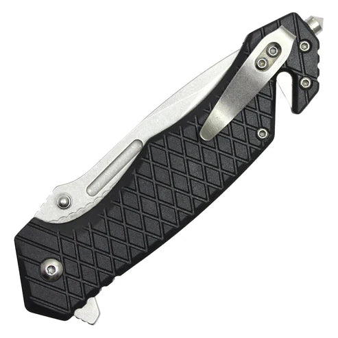 Wartech 8" Gray Pocket Knife