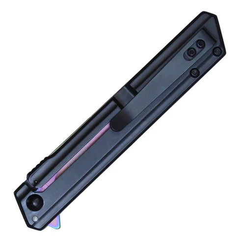 Wartech Rainbow 8-1/2" Drop Point Pocket Knife