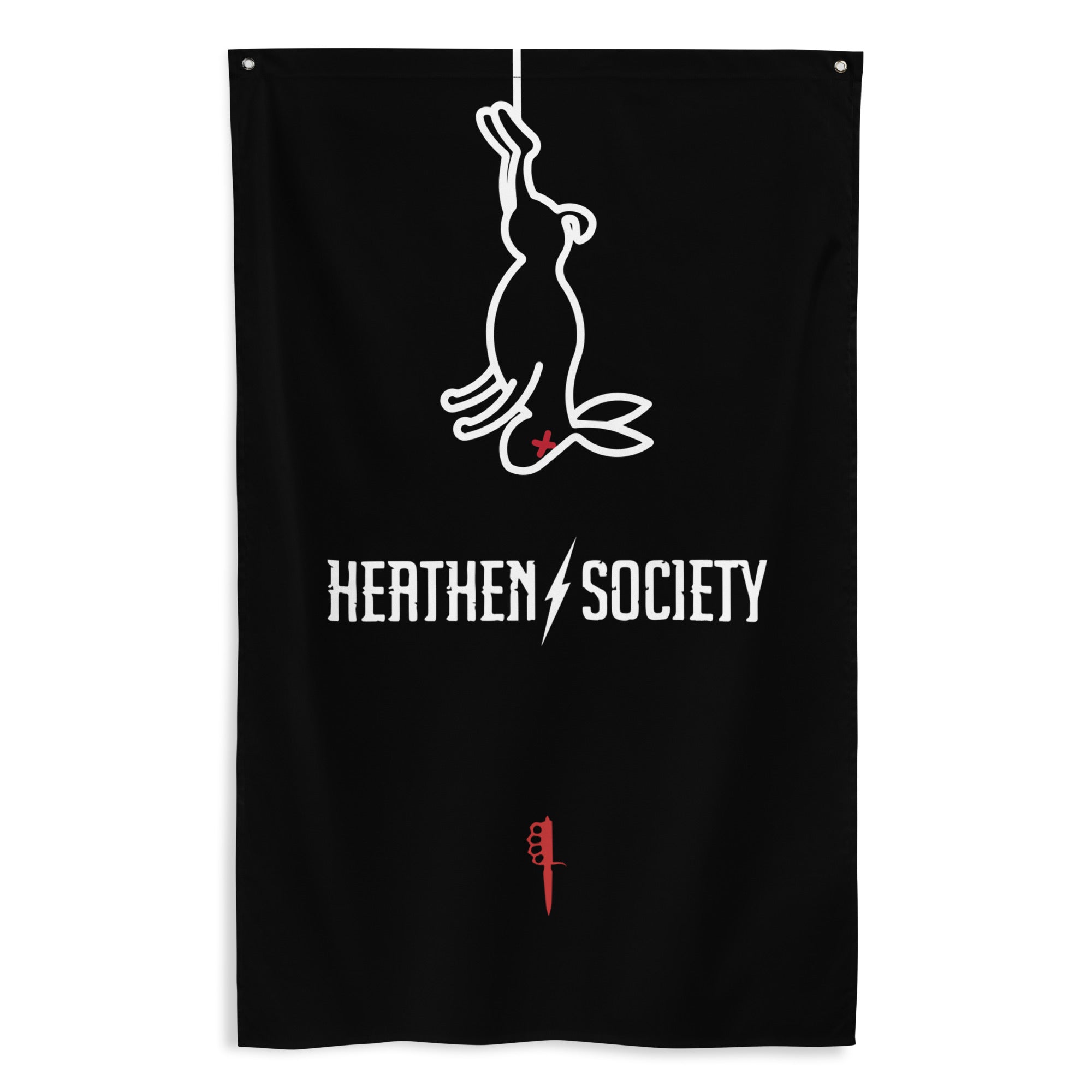 Heathen Society Dead Rabbit Battle Flag