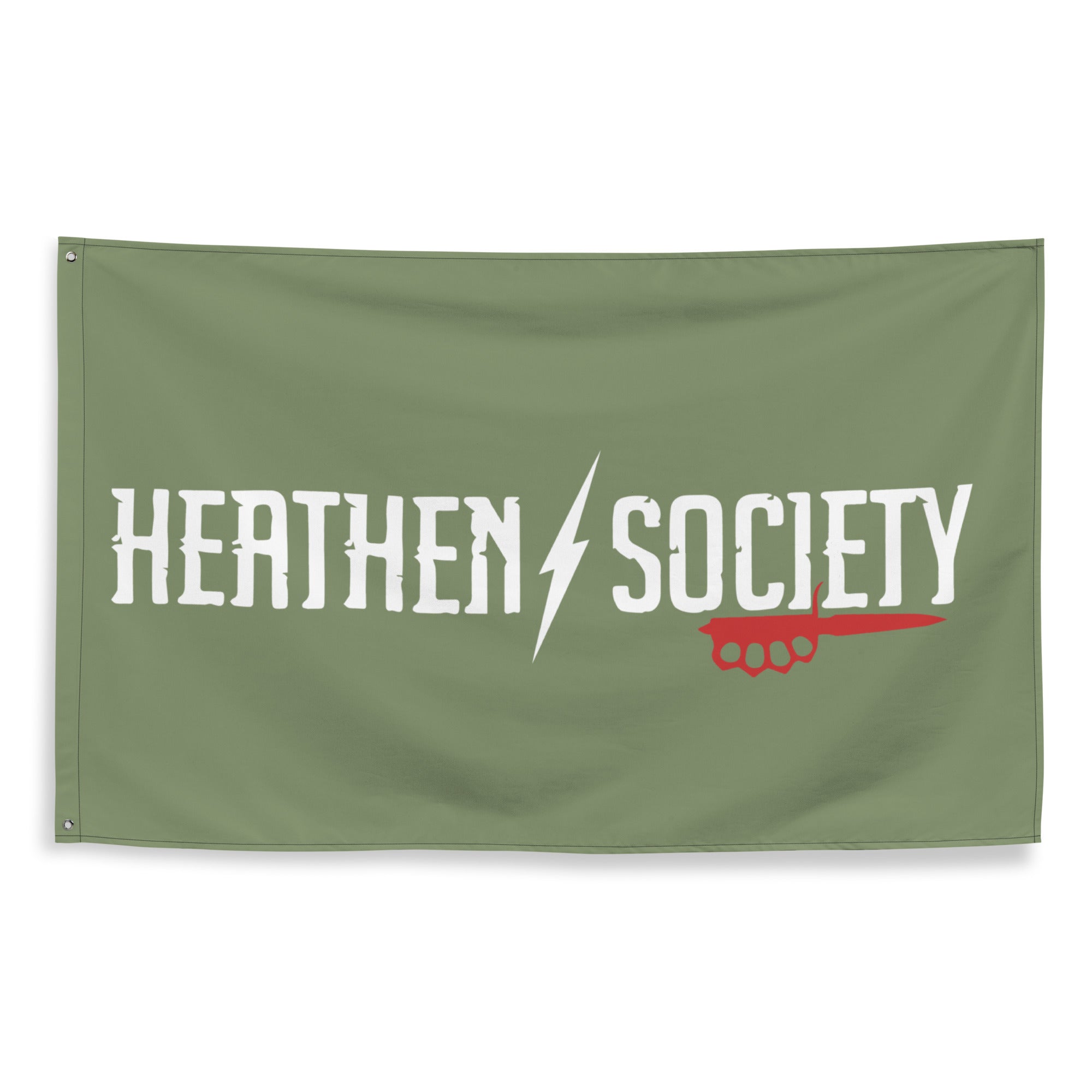 Heathen Society On The Edge Flag