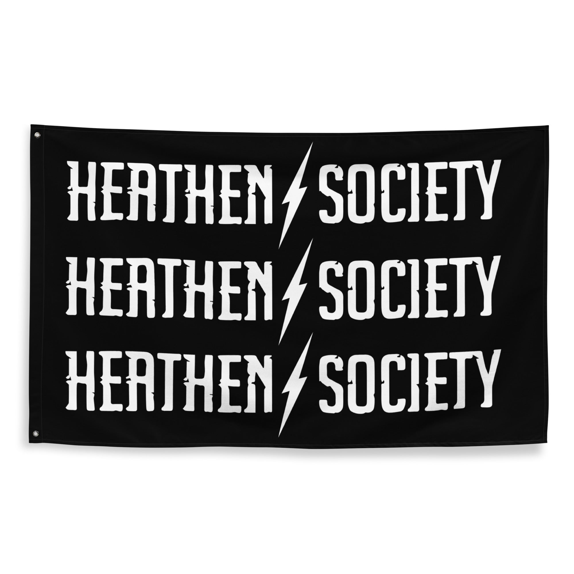 Heathen Society Blackout Flag