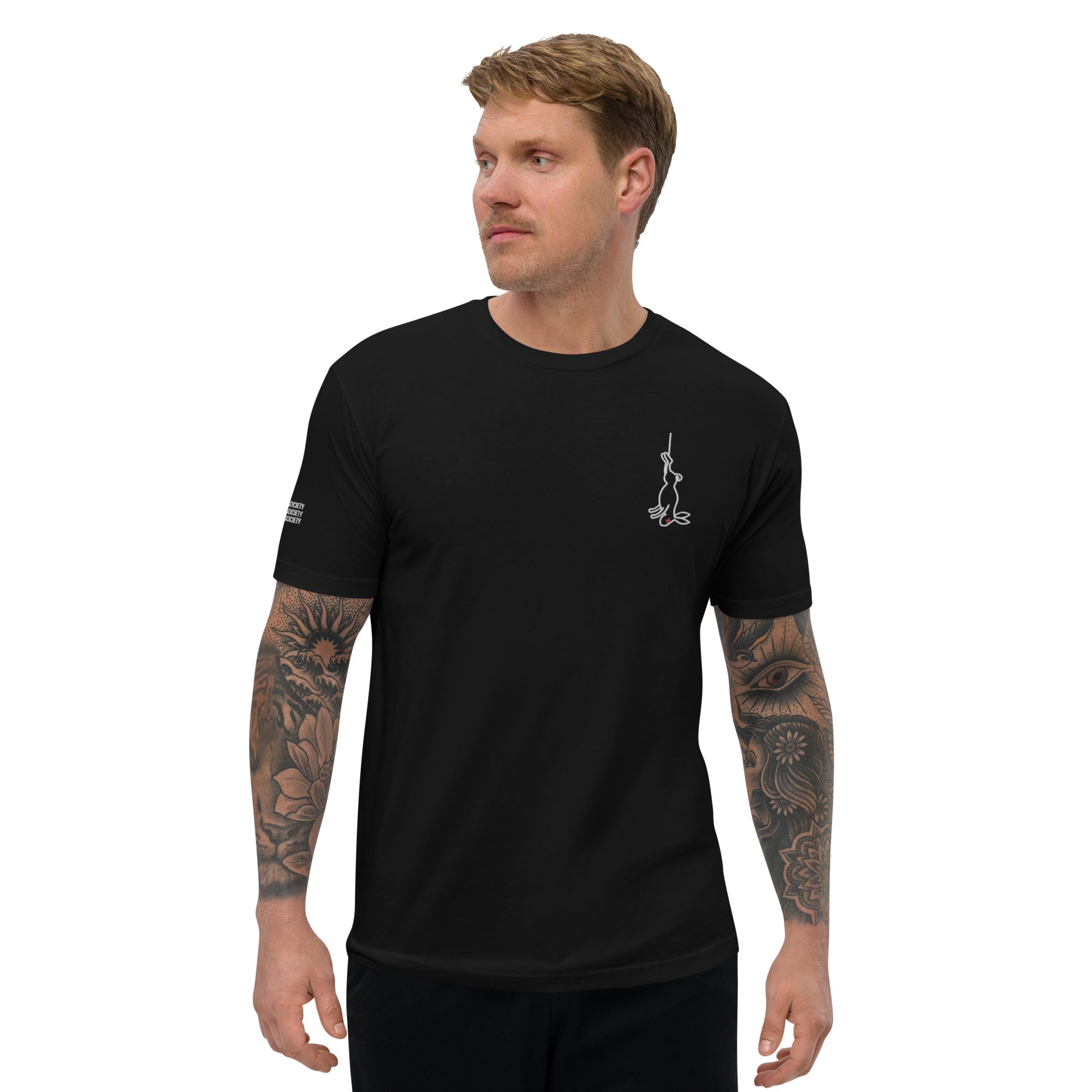 Heathen Society Blackout Dead Rabbit T-Shirt