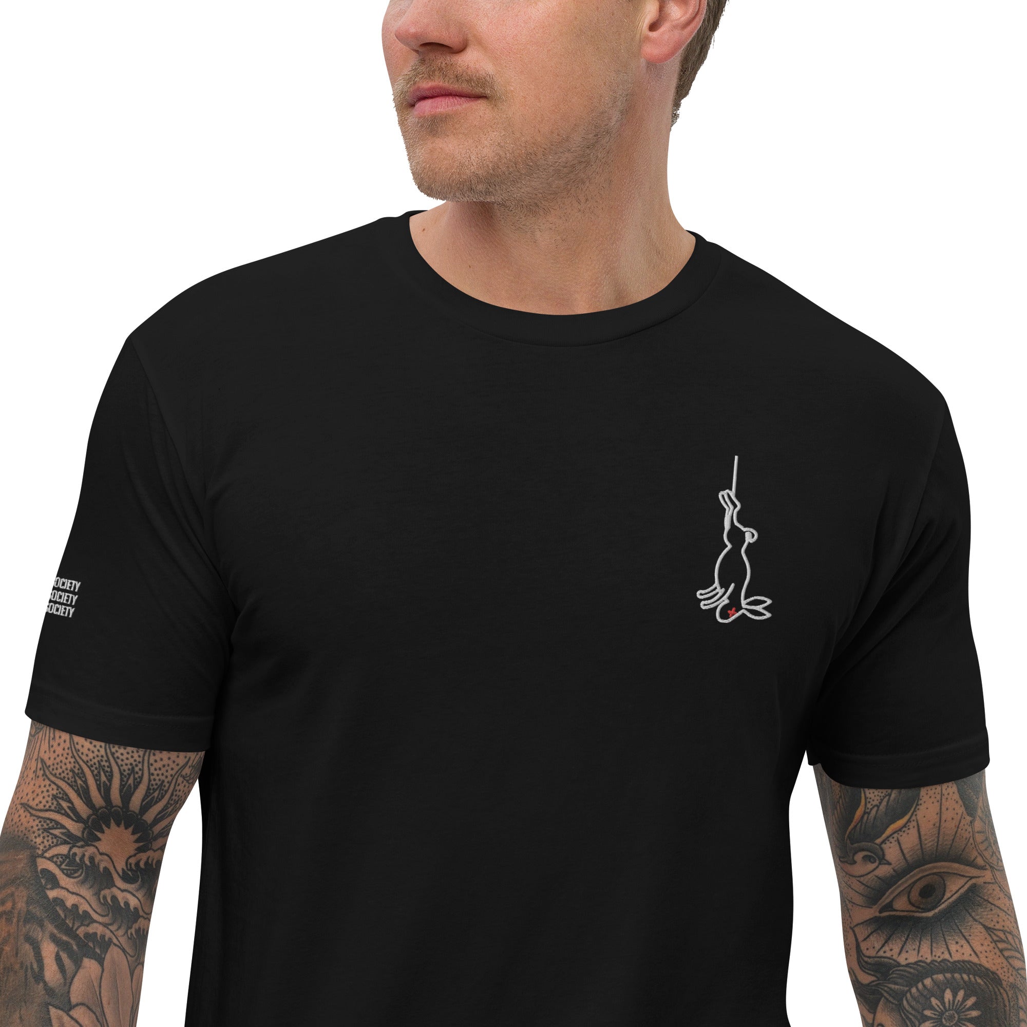 Heathen Society Blackout Dead Rabbit T-Shirt